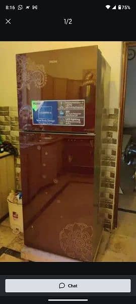 Haier  Refrigerator medium size double door fridge 0324/083/5874