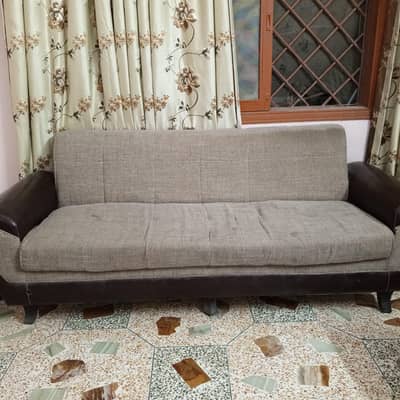 Selling my 3 seater Sofa with 2 single