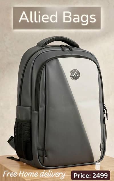 Laptop/ Office  Leather Bag (Combo Black + White) available