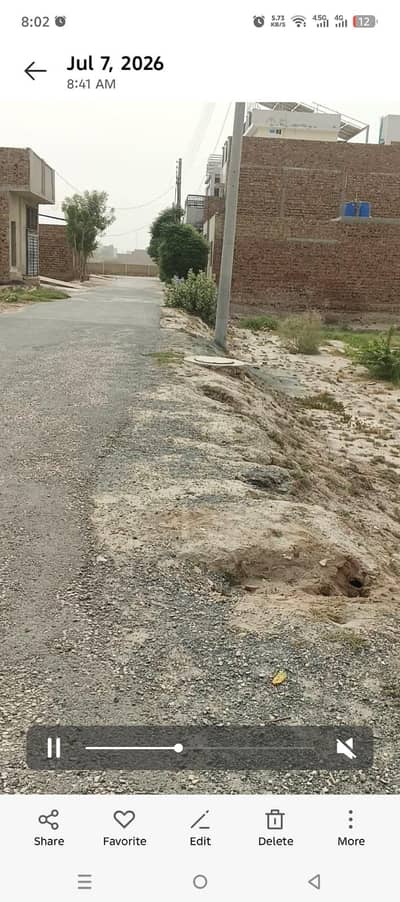 Sadiqabad iqara city main 9 marla corner plot barai frokht hai