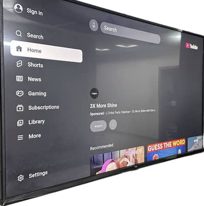 TCL 4k UHD Smart LED Tv 50inch