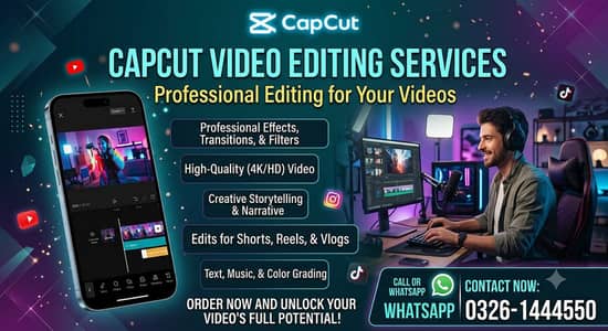 Professional CapCut Pro Video Editing Services