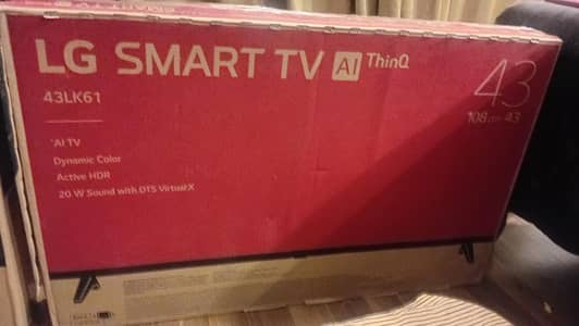 LG Smart Led TV 43" Full options 10/10