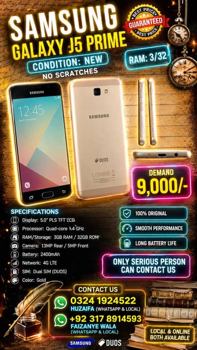 Samsung Mobile J5 Prime