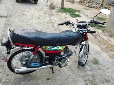 Honda CD 70 2022 model for sale in good condition