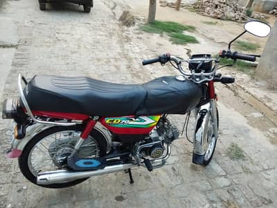 Honda CD 70 2022 model for sale good condition