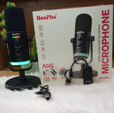NeePho NP-M03 podcast mic anc enc