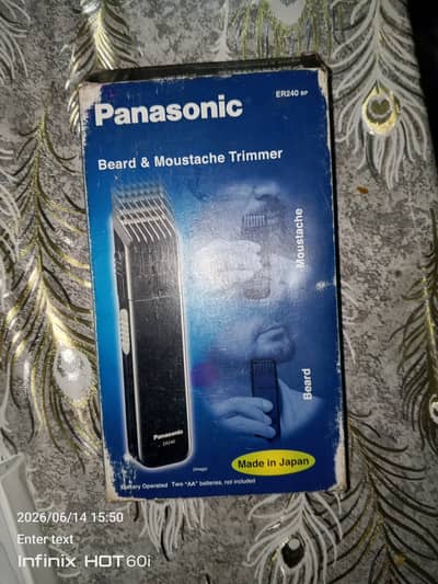 panasonic ER240bp made in japan origional trimmer