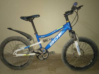 bicycle in blue color