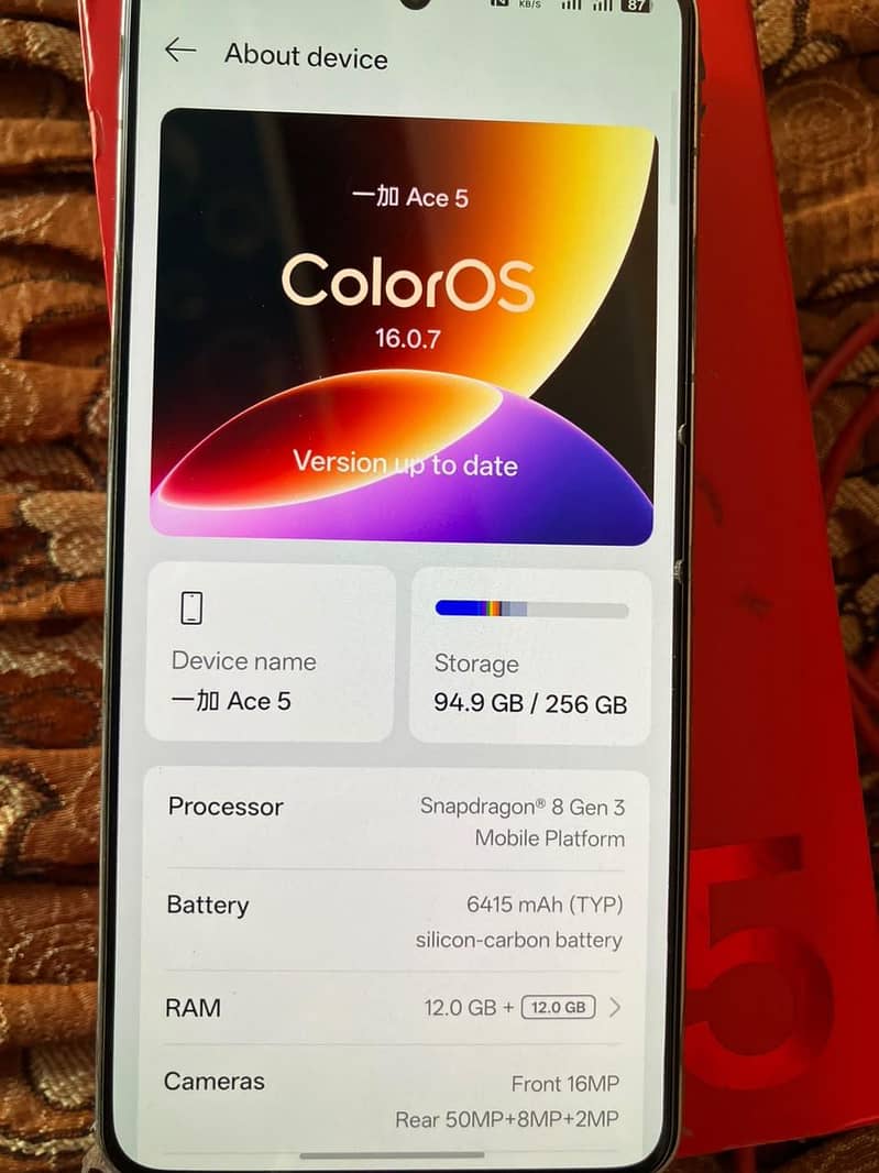One Plus Ace 5 4