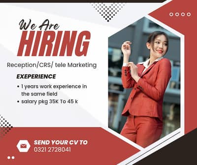 female staff urjnt required