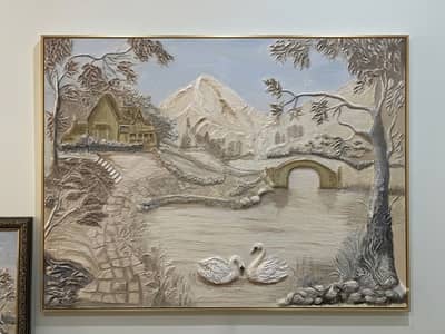 Mural Relief on canvas