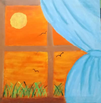 Hand made Canvas painting