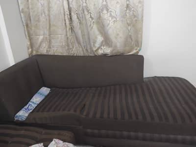 Brown sofa