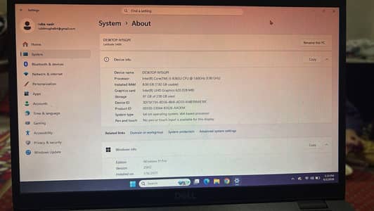 dell laptop i5 8th gen