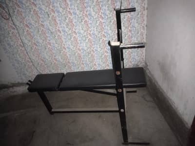 buhat sasta gym ka saman bench or plates or barbell rod