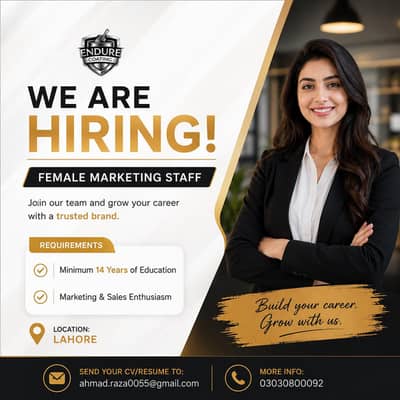Female Marketing Staff