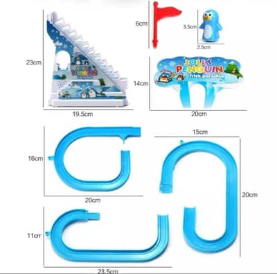 Electric Drive Climbing Toy Blue Penguin 1-10 Years