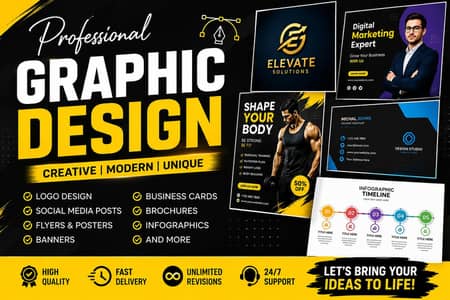 Professional Graphic Designer Available