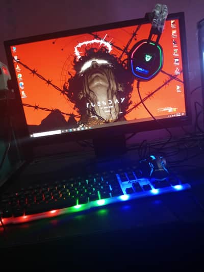 full setup RGB Case RGB keyboard ⌨ RGB mouse RGB headphones