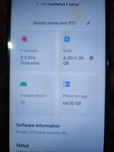 Vivo Y21