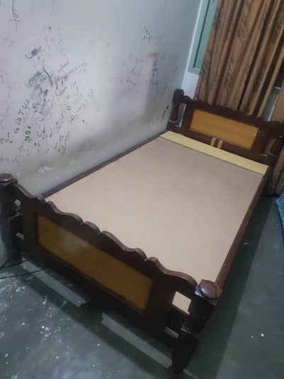 Original Seesham Wood Single Bed | Good Condition |  Brown Color |
