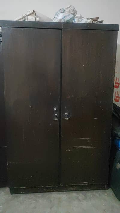 2  Wooden Almirah | Brown Color | Good Condition |