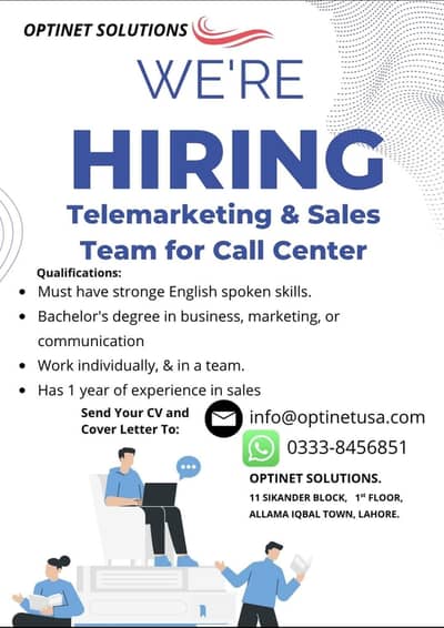 Call Center Agents Required