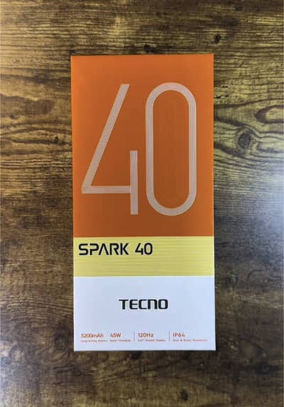 Tecno Spark 40 (8GB RAM / 128GB Storage)