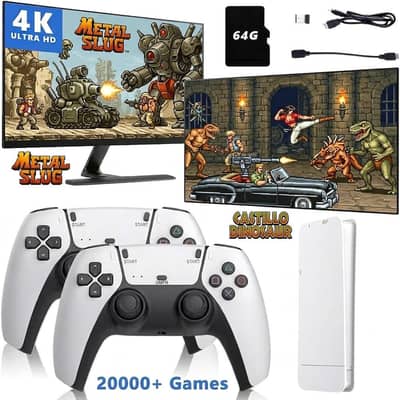 M15 Game Stick 4K Console wireless joysticks 20000+ games