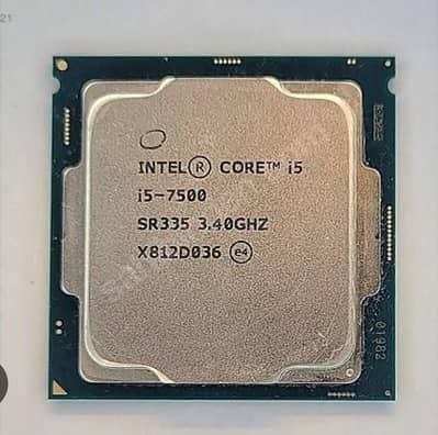 Intel core I5 7500 for sale used in very good condition