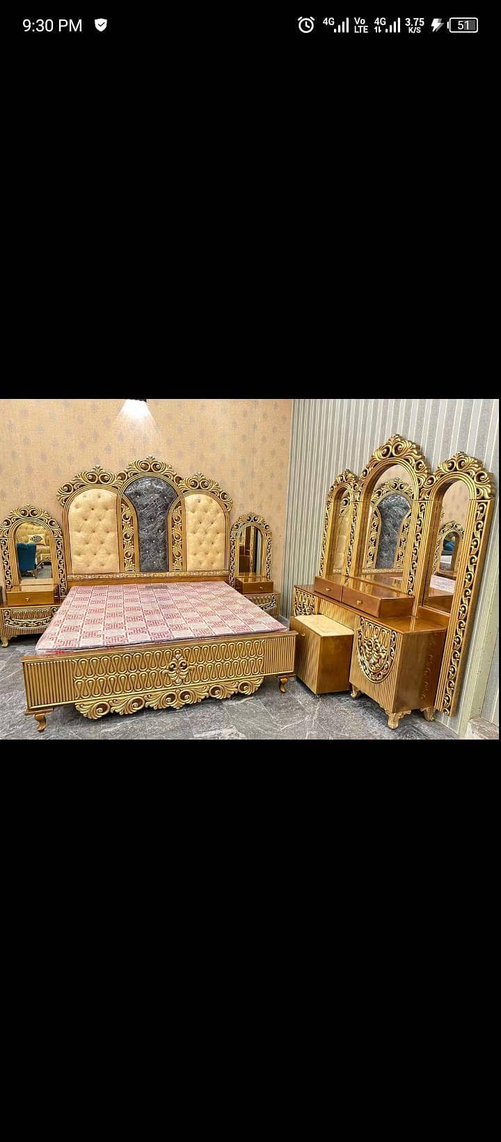 بیڈ ڈریسنگ سائڈ ٹیبل 1