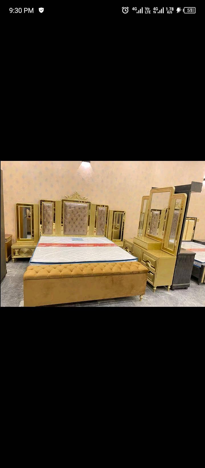 بیڈ ڈریسنگ سائڈ ٹیبل 2