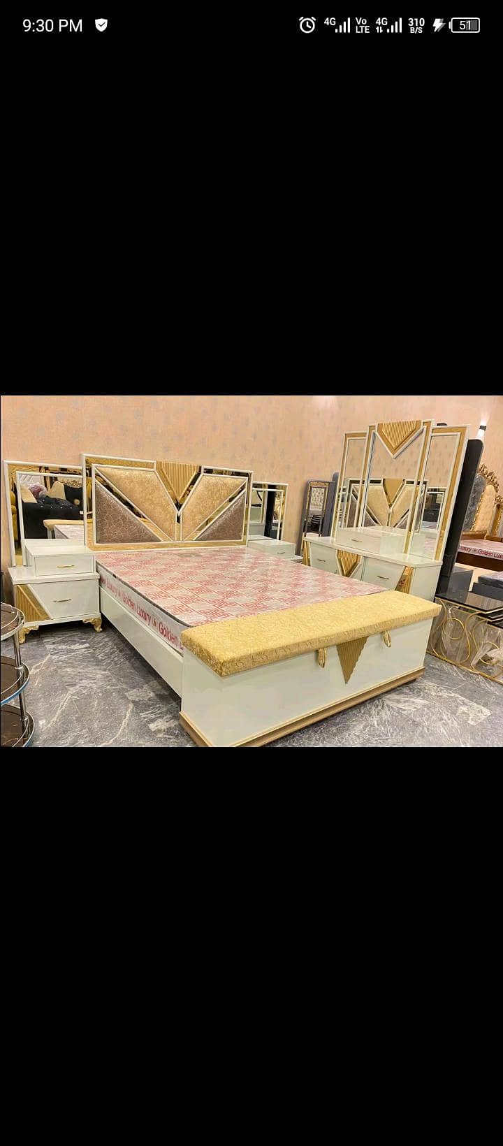 بیڈ ڈریسنگ سائڈ ٹیبل 4