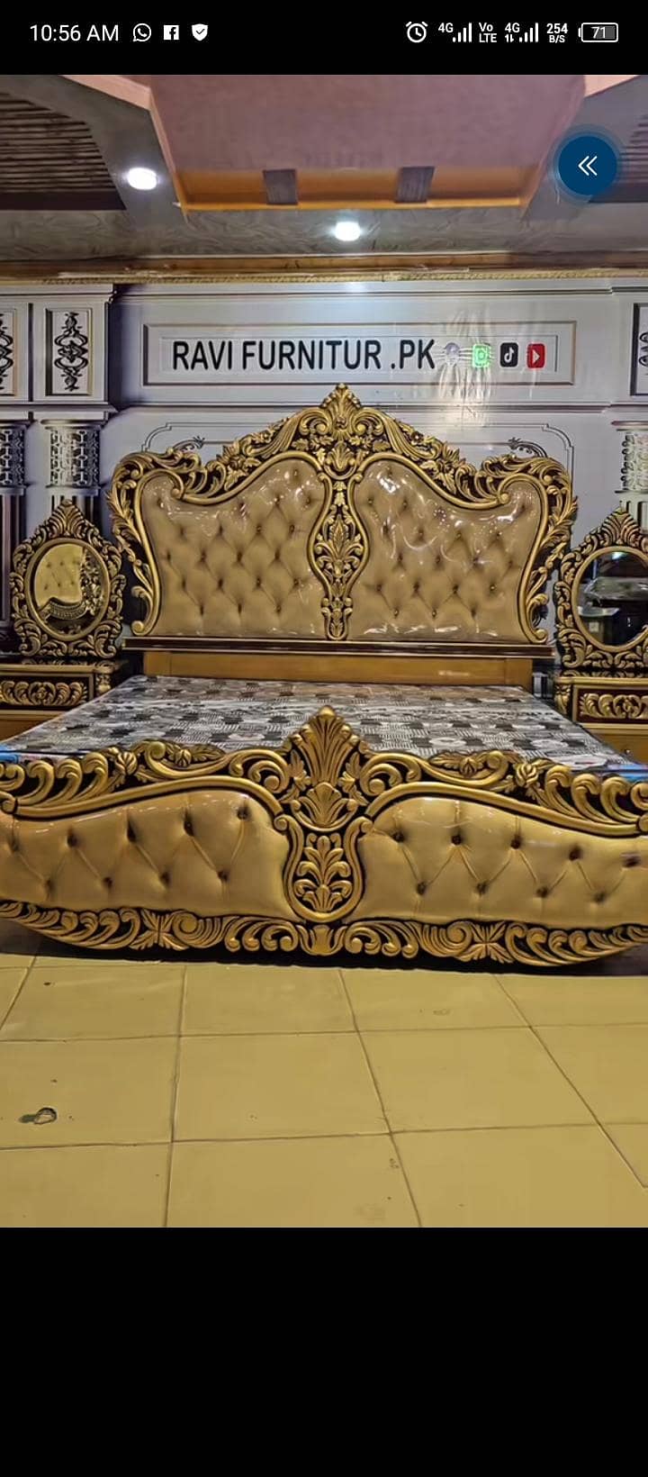 بیڈ ڈریسنگ سائڈ ٹیبل 10