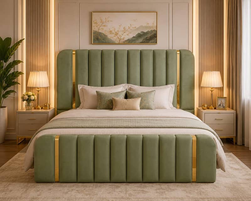 New bed with side table 3