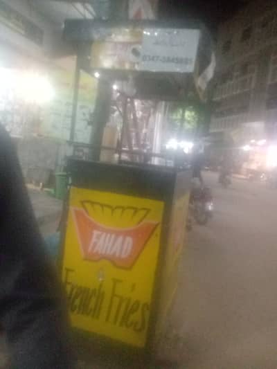 Fries counter for sale with equipment