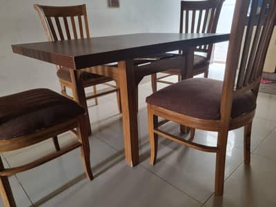 Dining table 4 chair set
