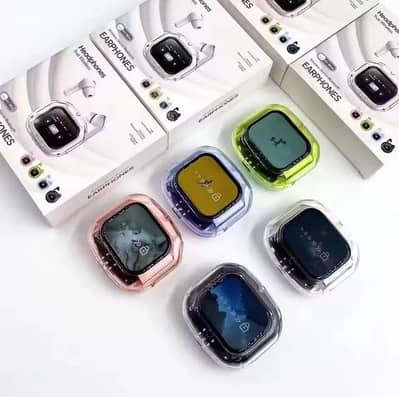 wireless transparent earbuds with smart touch control