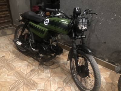 Honda Cd 70 converted to cafe-racer