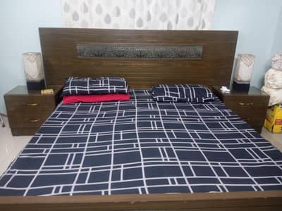Bedroom set with mattress