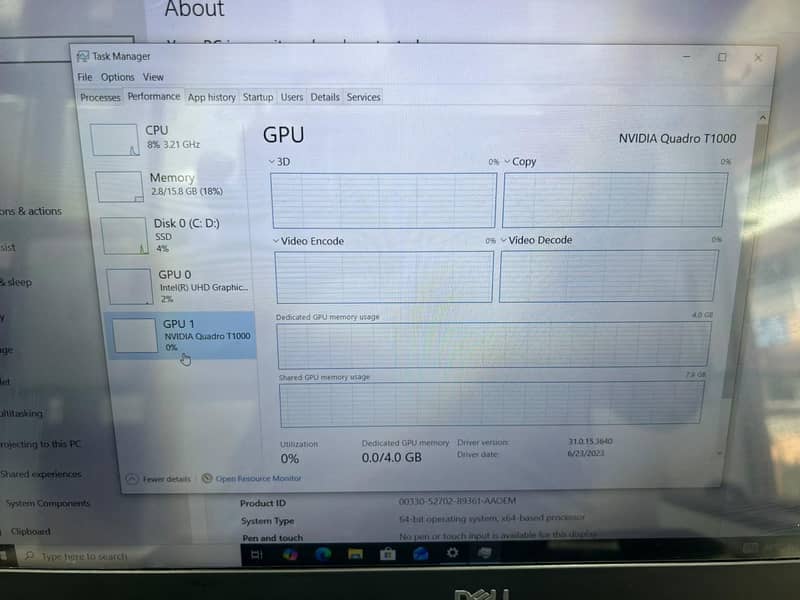 Dell Precision 7540 4