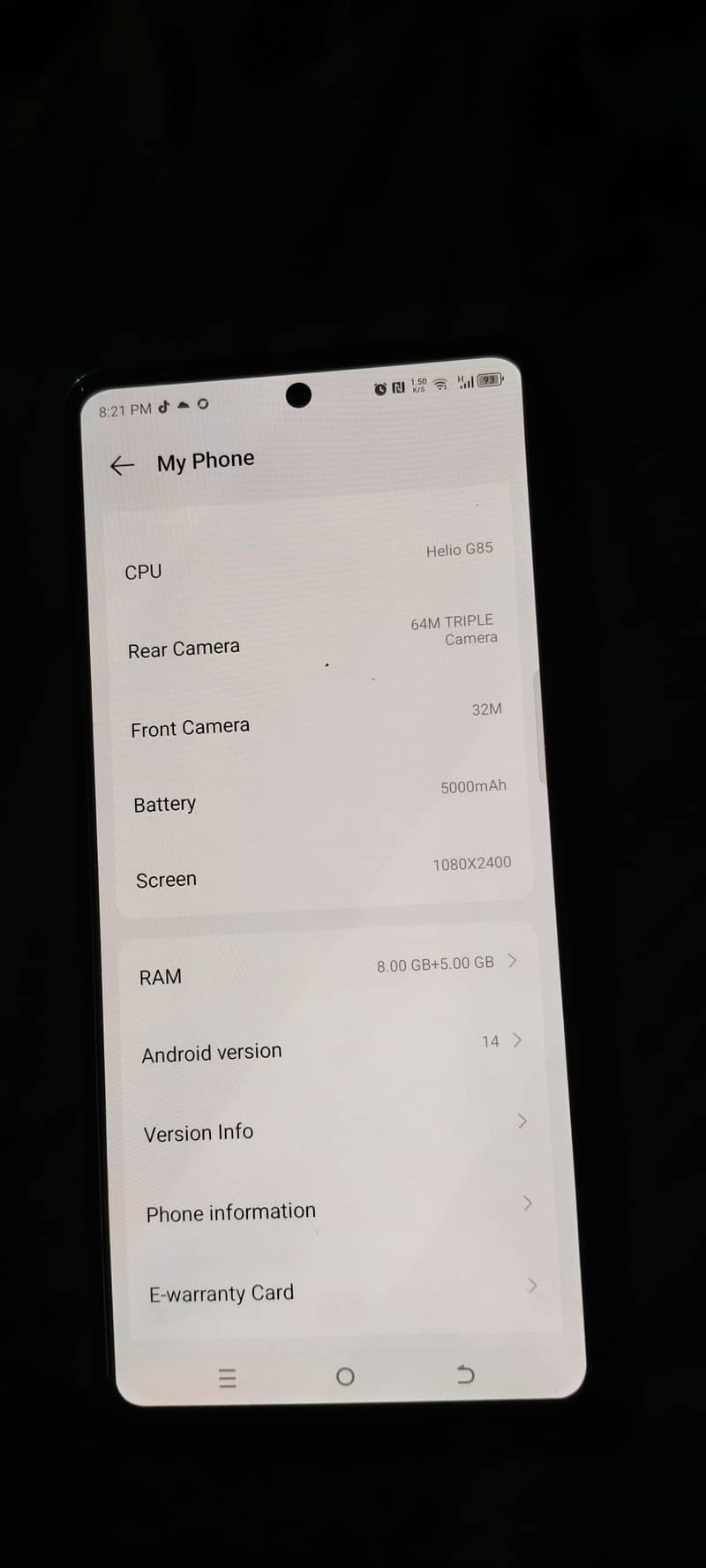 Tecno CAMON 20 3
