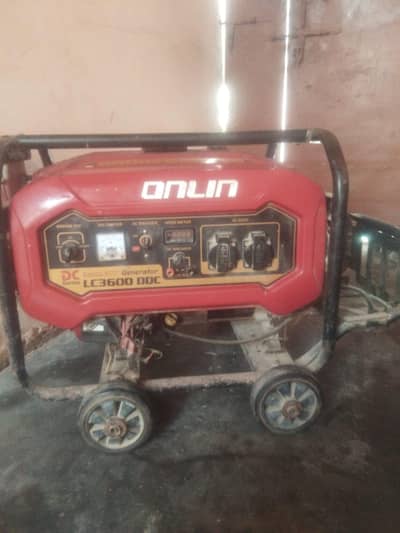 Onlin LC3600 DDC Generator - Dual Fuel (Gas + Petrol) - Self Start