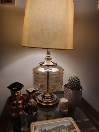 glass table lamp