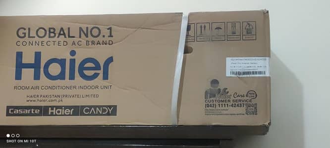 Haier ac 1.5 ton purchased 3 months ago no unboxing condition 10/10