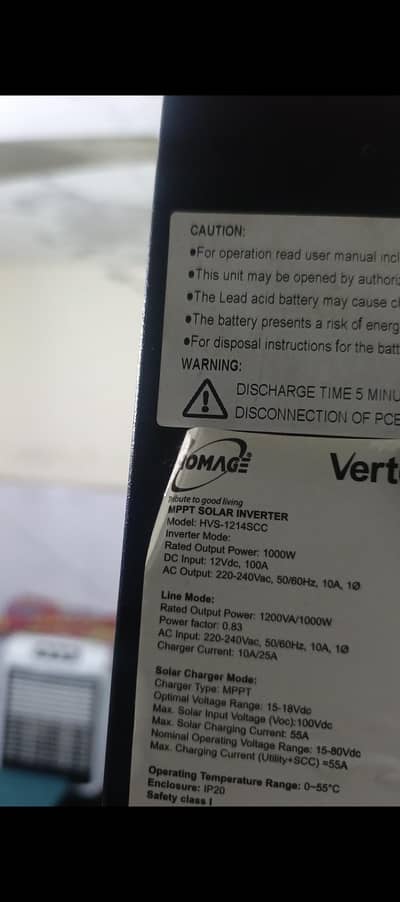 homage inverter 1 kw