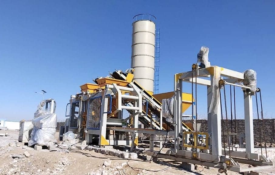 Fully Automatic Paver Block, Tuff Tile, Concrete Block Making Machine 4