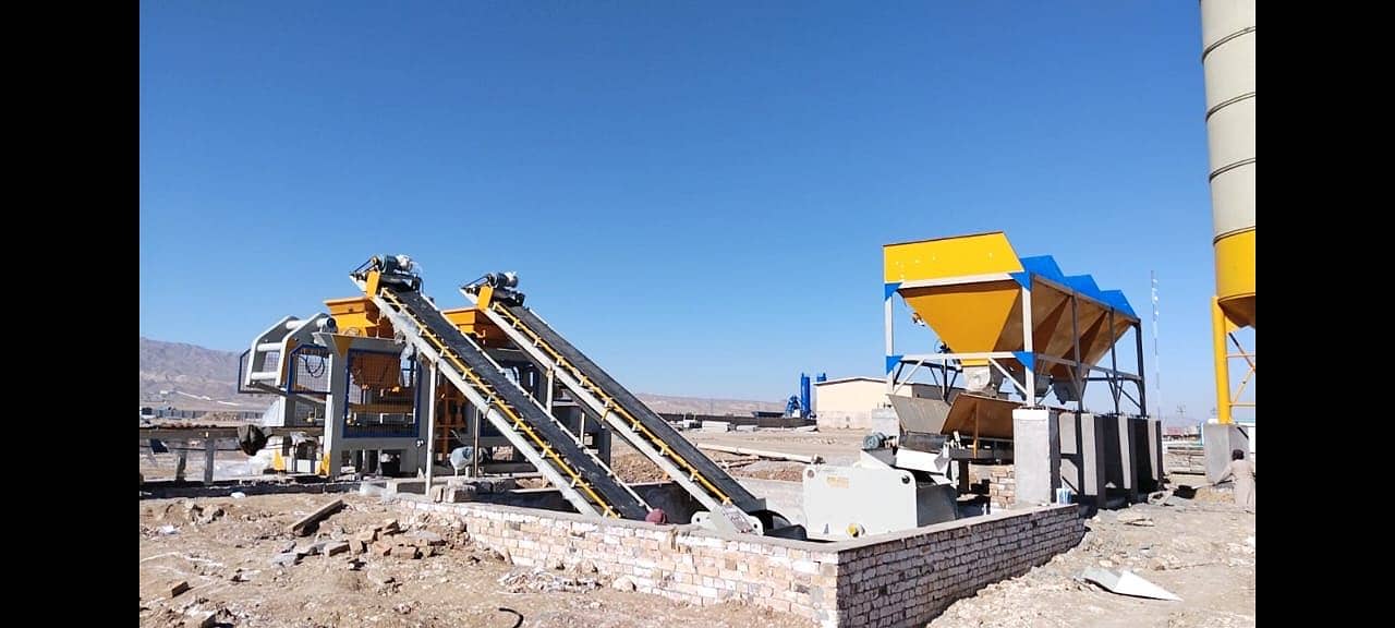 Fully Automatic Paver Block, Tuff Tile, Concrete Block Making Machine 6
