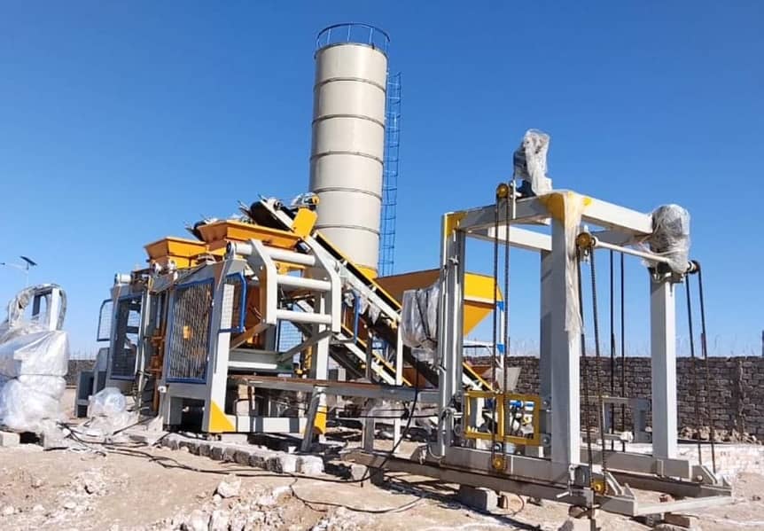Fully Automatic Paver Block, Tuff Tile, Concrete Block Making Machine 8